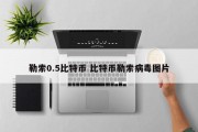 勒索0.5比特币 比特币勒索病毒图片