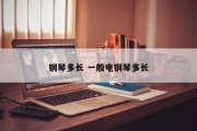 钢琴多长 一般电钢琴多长