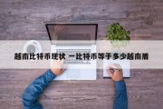 越南比特币现状 一比特币等于多少越南盾