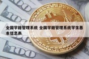 全国学籍管理系统 全国学籍管理系统学生基本信息表