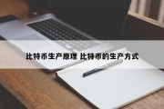 比特币生产原理 比特币的生产方式