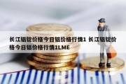 长江铝锭价格今日铝价格行情1 长江铝锭价格今日铝价格行情1LME